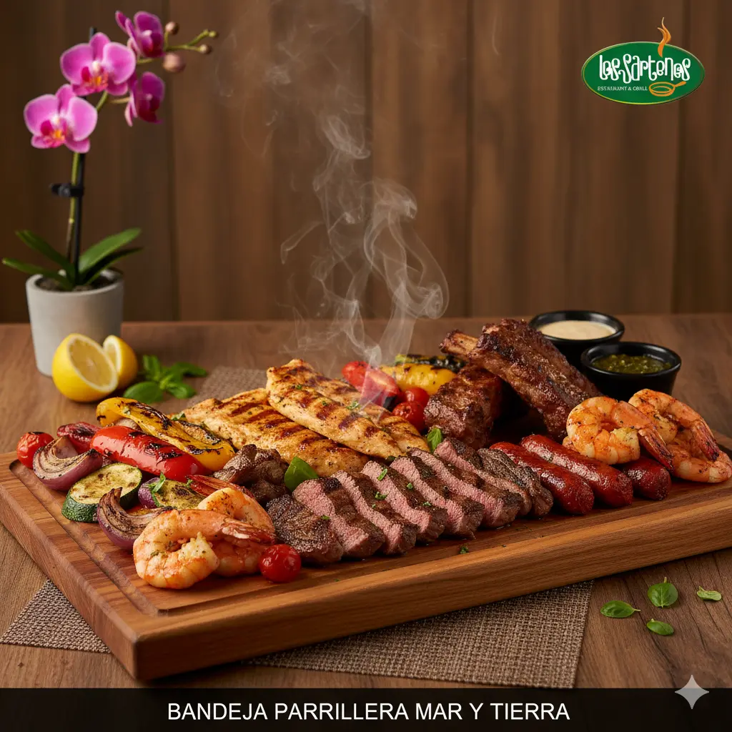 Bandeja Parrillera Mar y Tierra